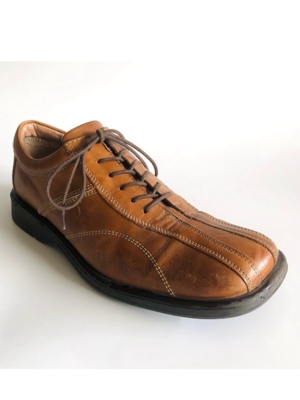Alfani Conspire Square Toe Leather Oxford Sneakers
